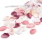 300pcs Artificial Flowers Silk Fake Pink Rose Petals Flower Girl Scatter Pedals for Aisle Centerpieces Table Confetti Party